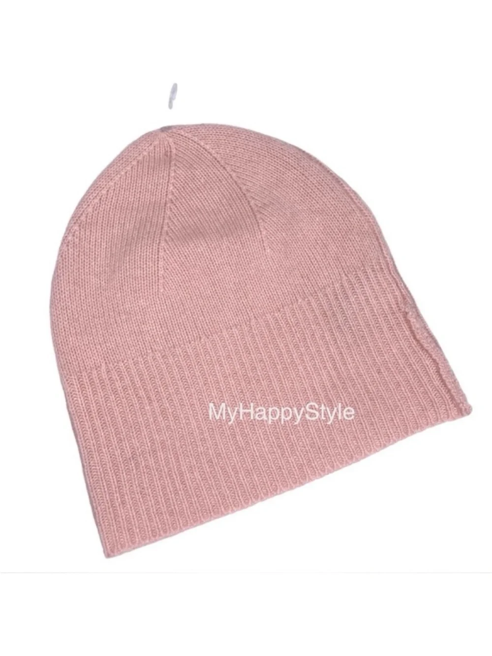 NORDSTROM Rack NEW 100% Cashmere Beanie Hat Blush Pink NEW